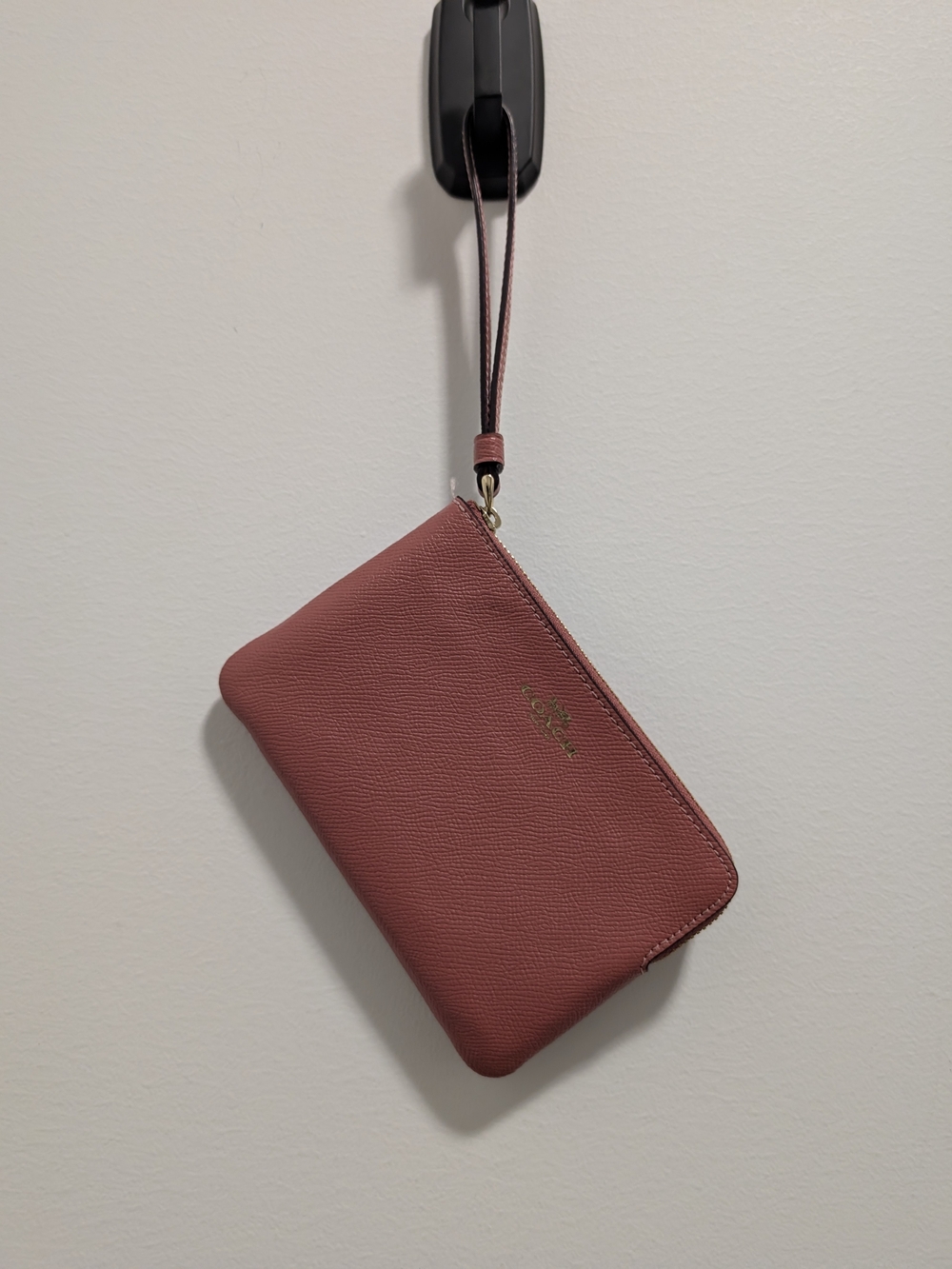 Coach Wristlet in Dusty Rose